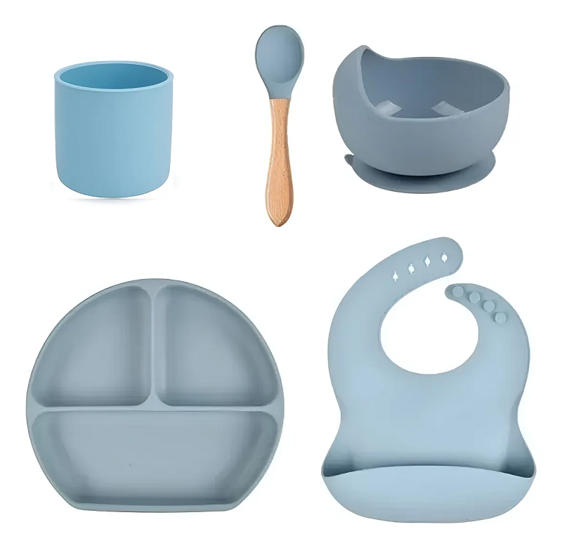 Set Vajilla para bebe Silicona